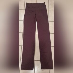 Lululemon Yoga Pants with Subtle Flare — Burgundy (Est. Size 6)